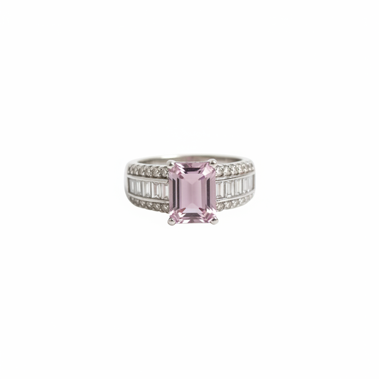 Anello rosa di Francia - vista frontale