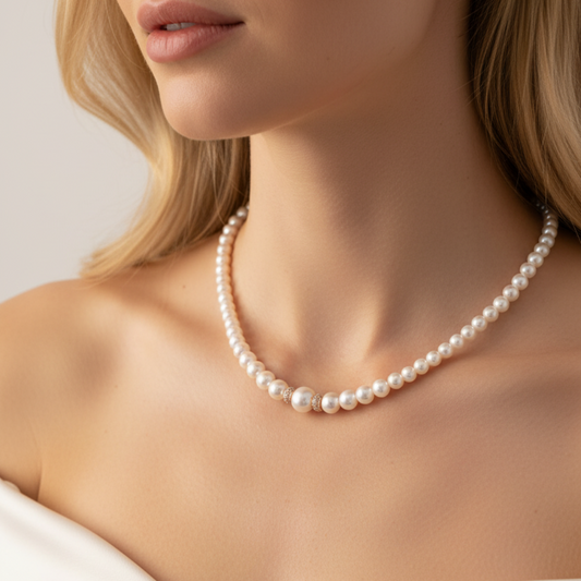 Lifestyle collana perle focus collo