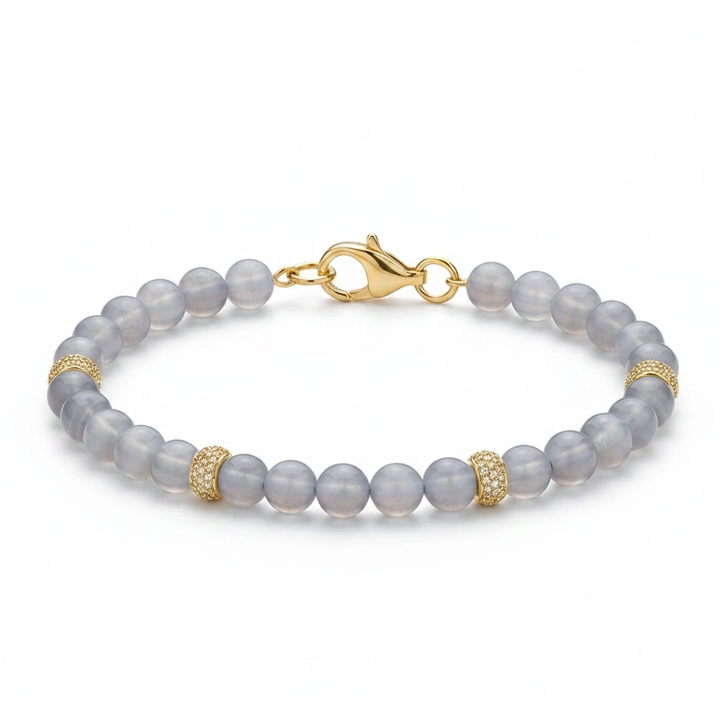 Bracciale calcedonio
