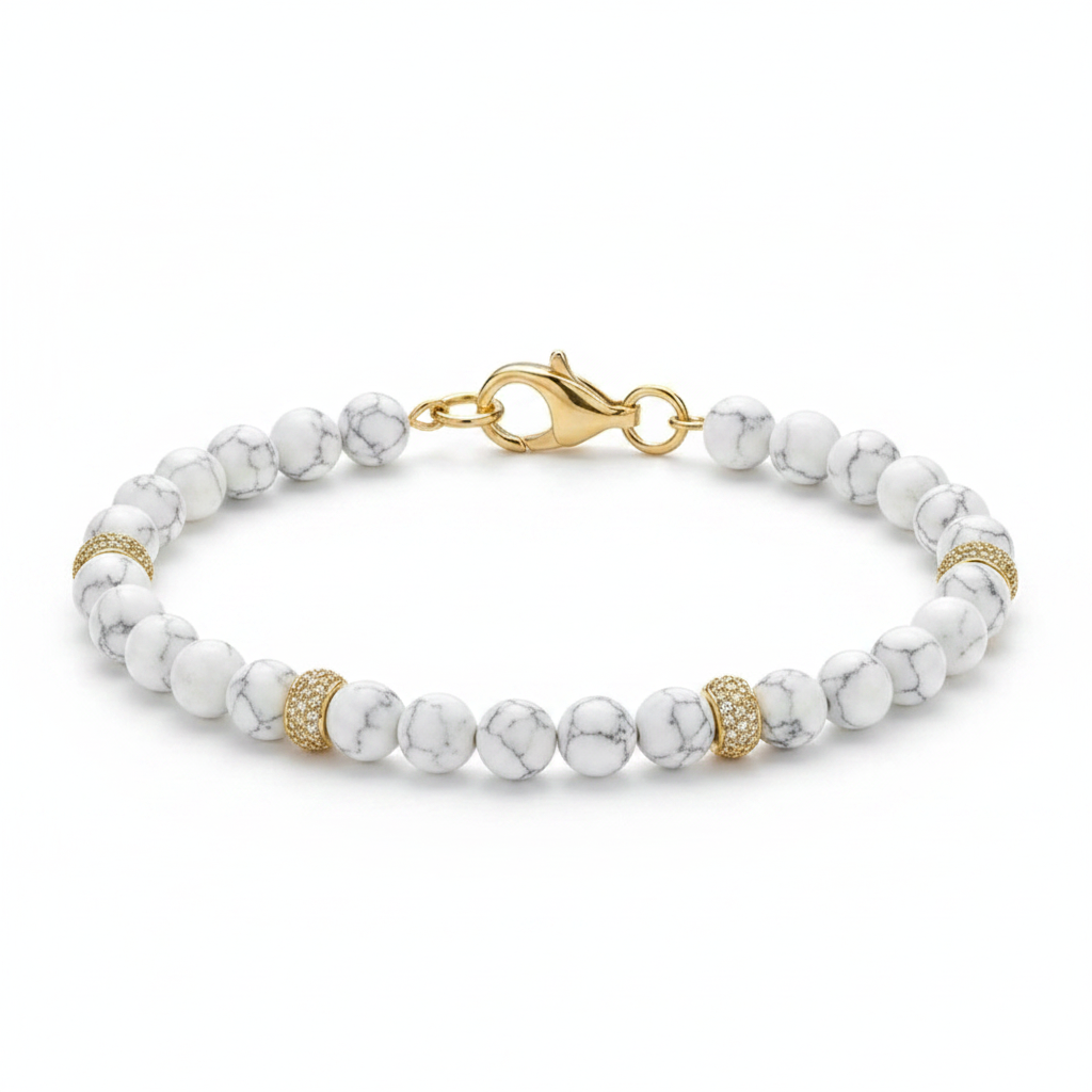 Bracciale howlite