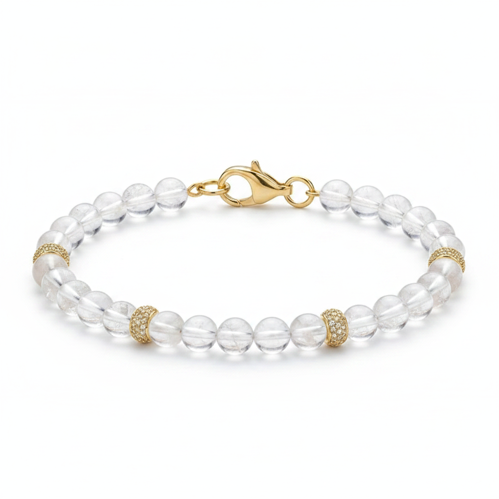 Bracciale quarzo ialino