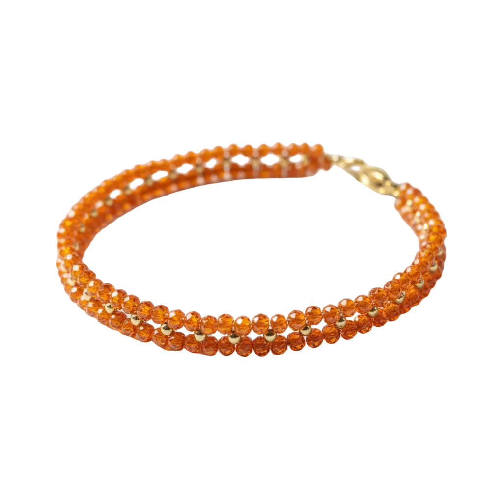 Bracciale zirconi arancioni — Gabriel Milano