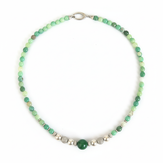 Collana Crisoprasio Giada - foto prodotto