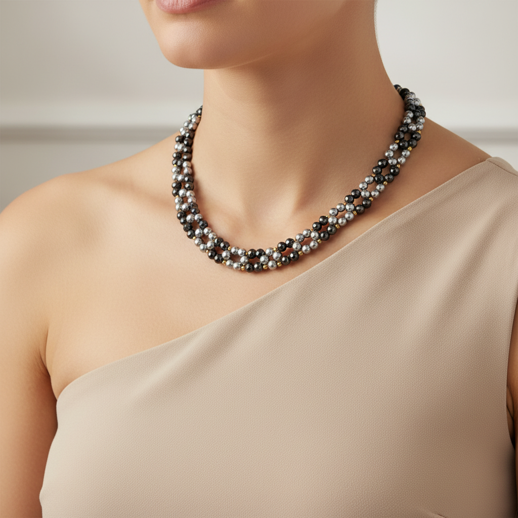 Collana su collo senza viso