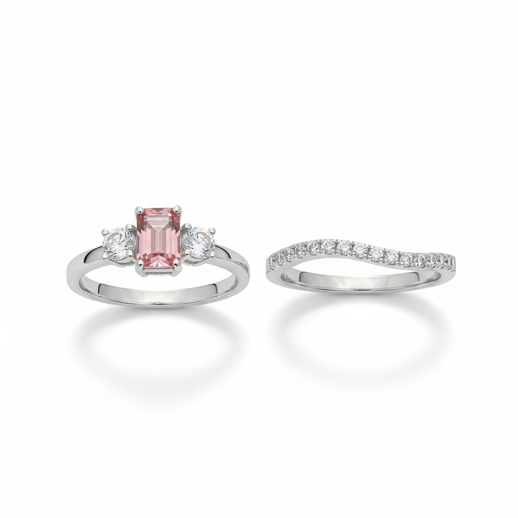 Due anelli separati in argento 925