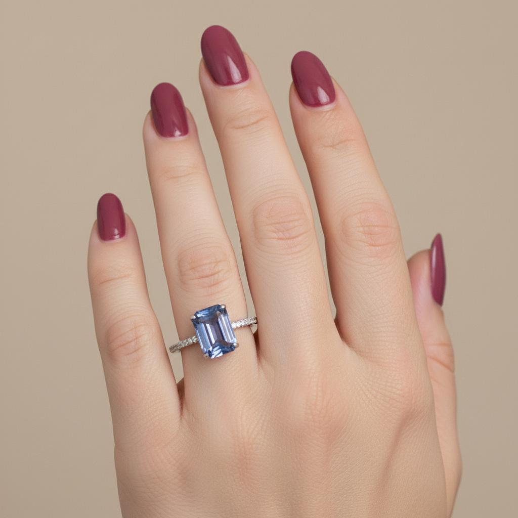 Anello in Argento 925 con Iolite Blu - Lifestyle