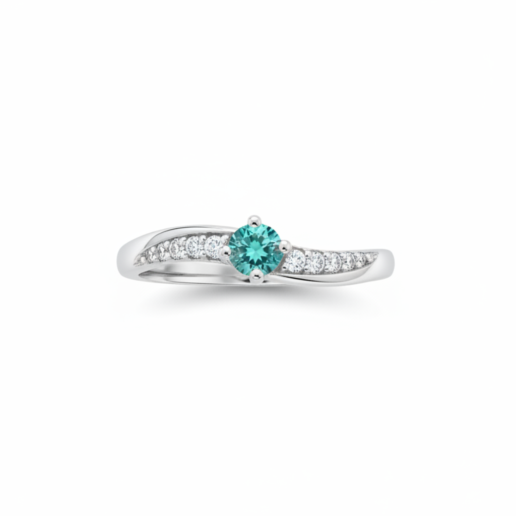 Anello apatite - vista frontale