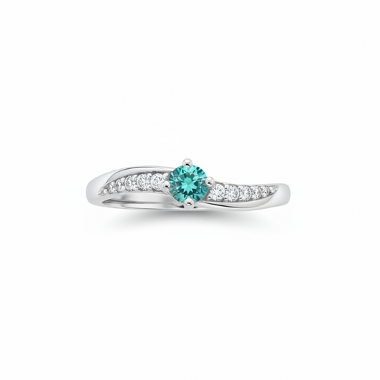 Anello apatite - vista frontale