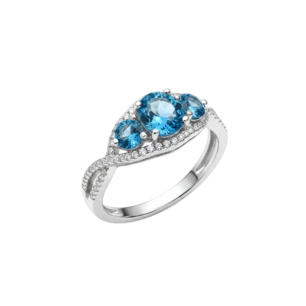 Topazio Swiss Blue - posa classica